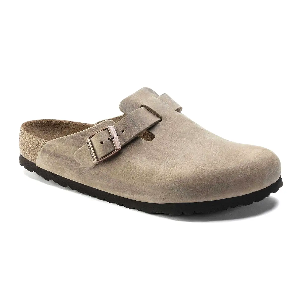 Birkenstock Men's Boston SOFT Footbed Tobacco Oiled