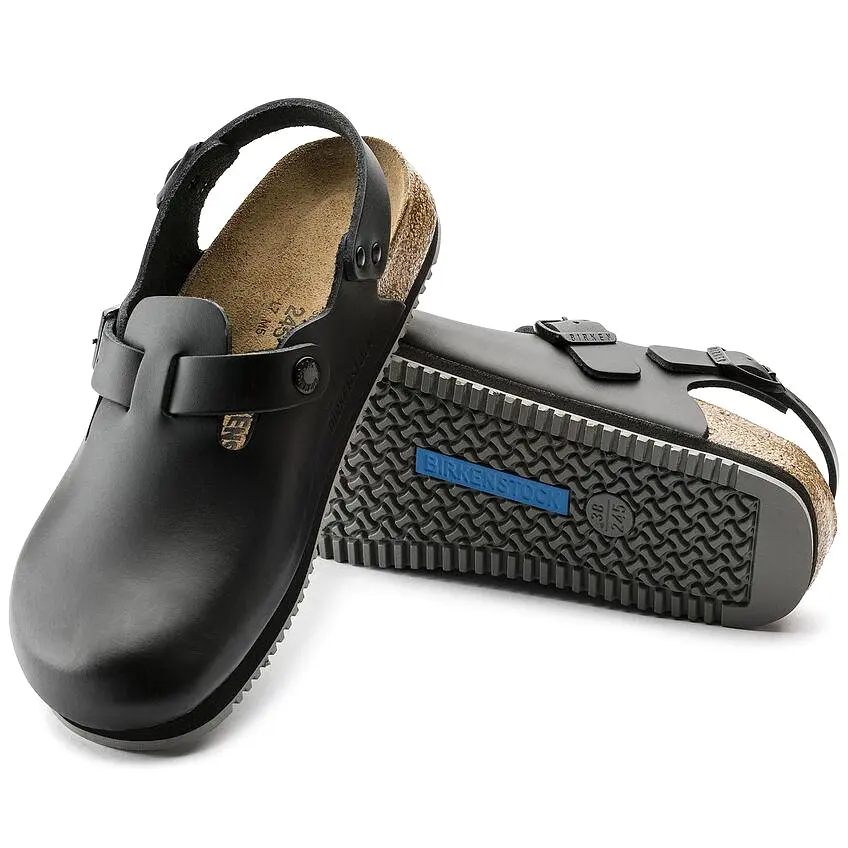 Birkenstock Men's Tokio Supergrip Black Leather