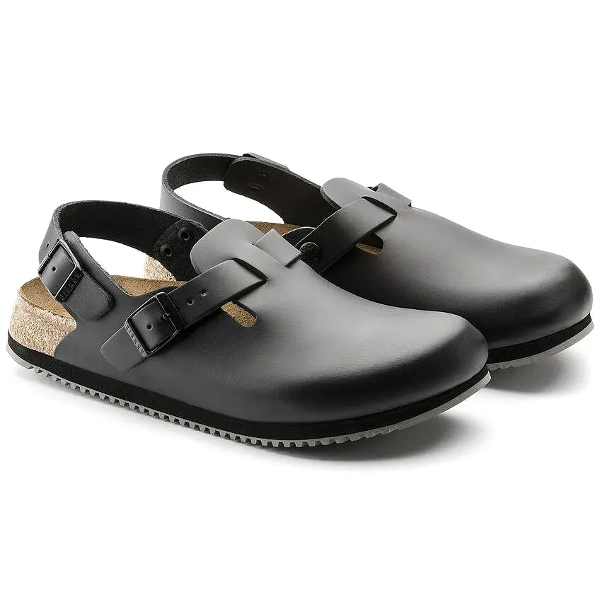 Birkenstock Men's Tokio Supergrip Black Leather