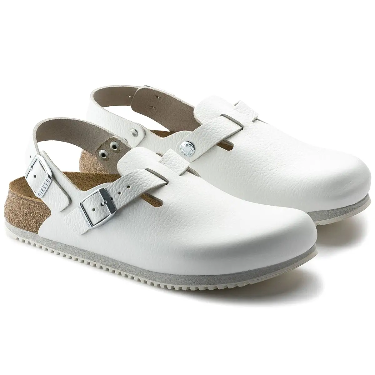 Birkenstock Men's Tokio Supergrip White Leather