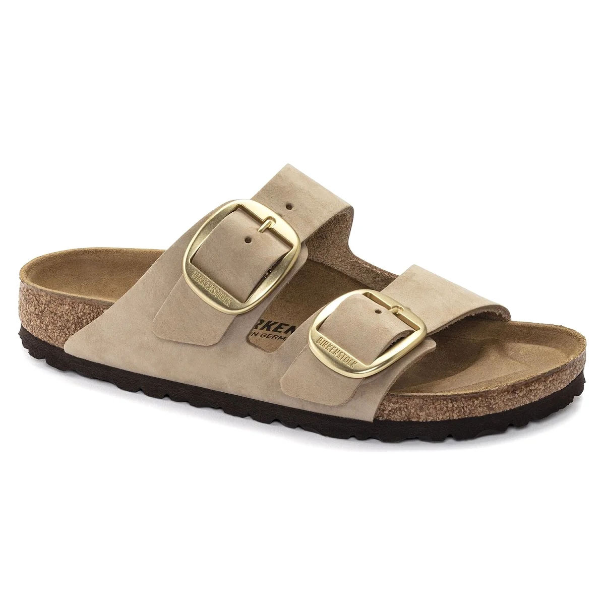 Birkenstock Women's Arizona Big Buckle Sandcastle Nubuck