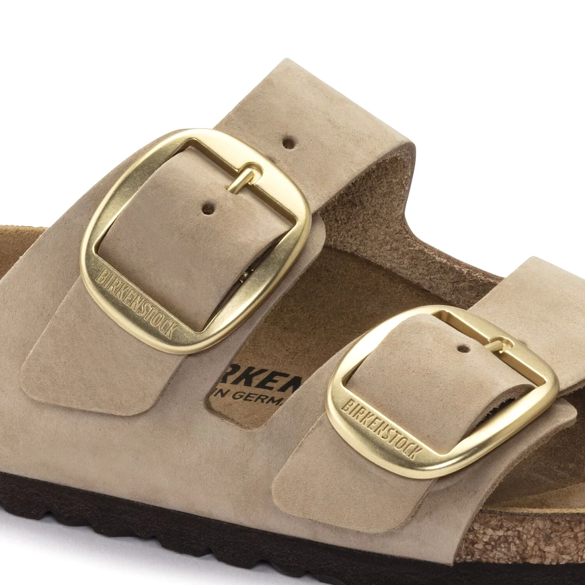 Birkenstock Women's Arizona Big Buckle Sandcastle Nubuck