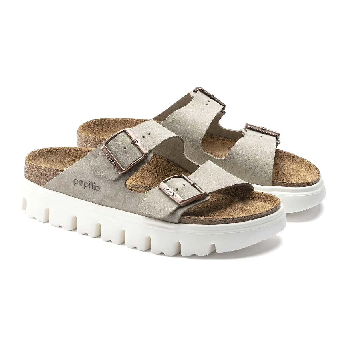 Birkenstock Women's Arizona Chunky Taupe Suede