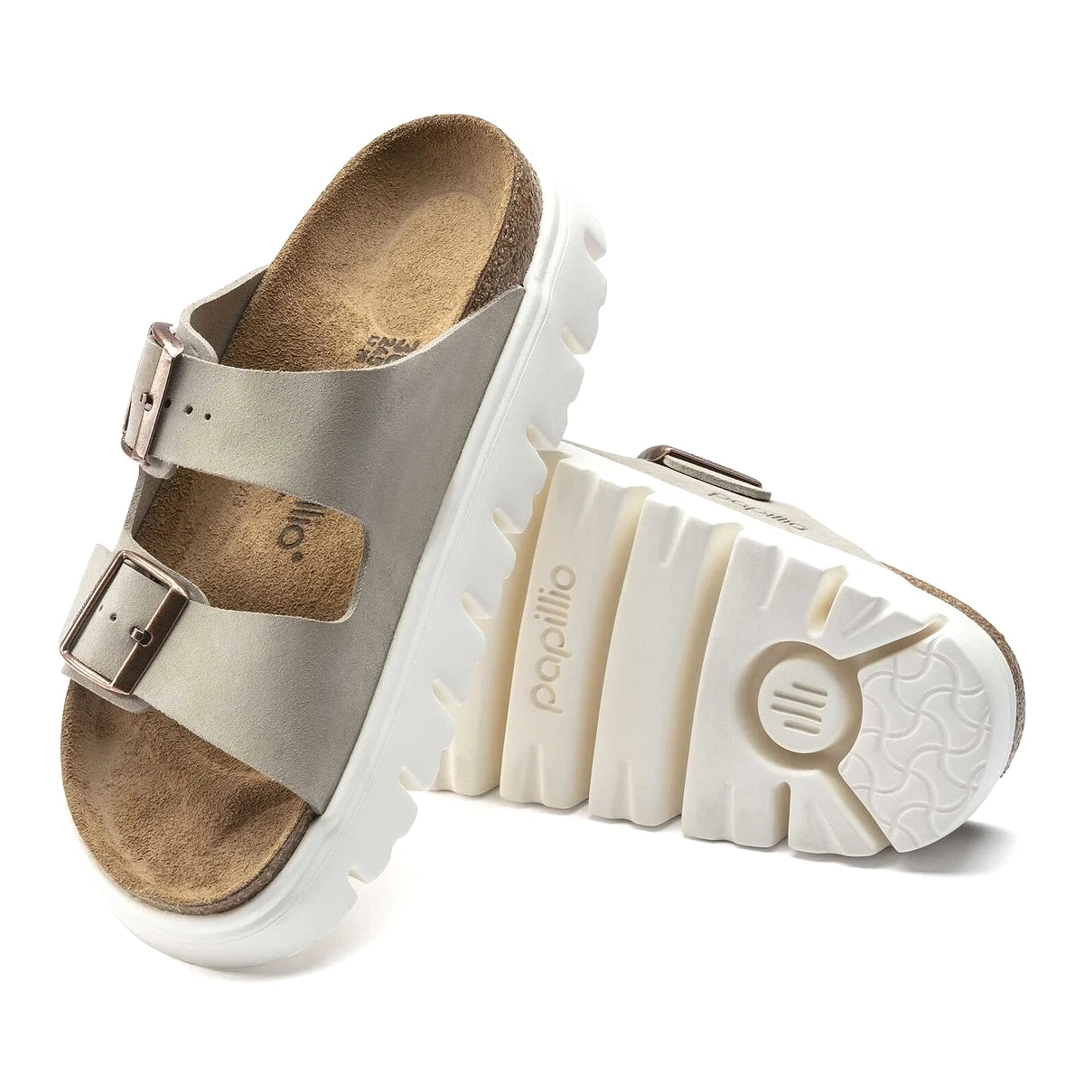 Birkenstock Women's Arizona Chunky Taupe Suede