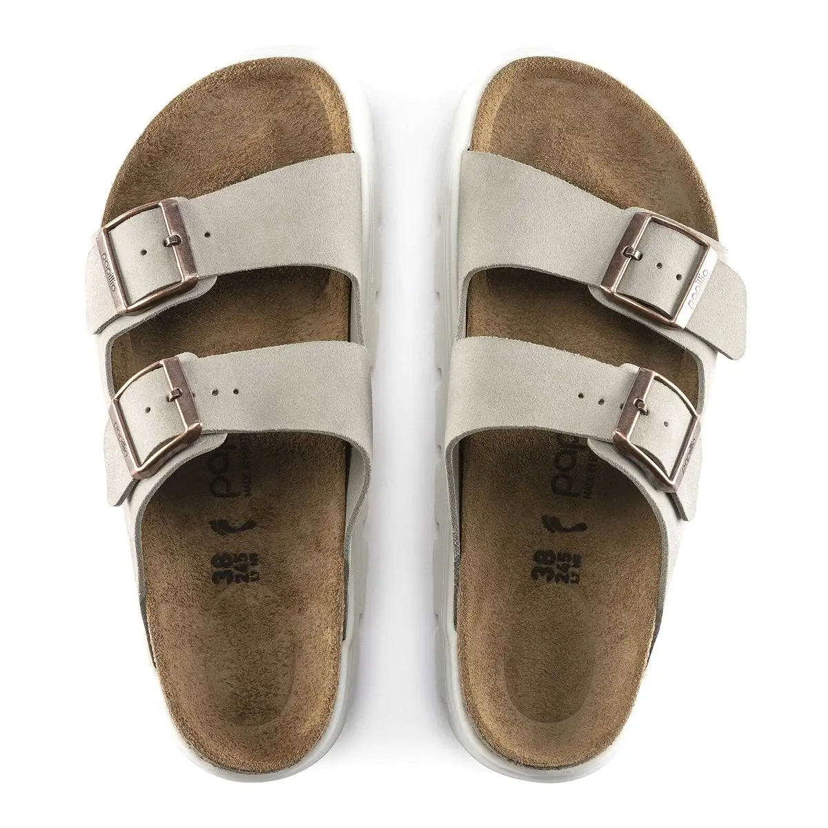 Birkenstock Women's Arizona Chunky Taupe Suede