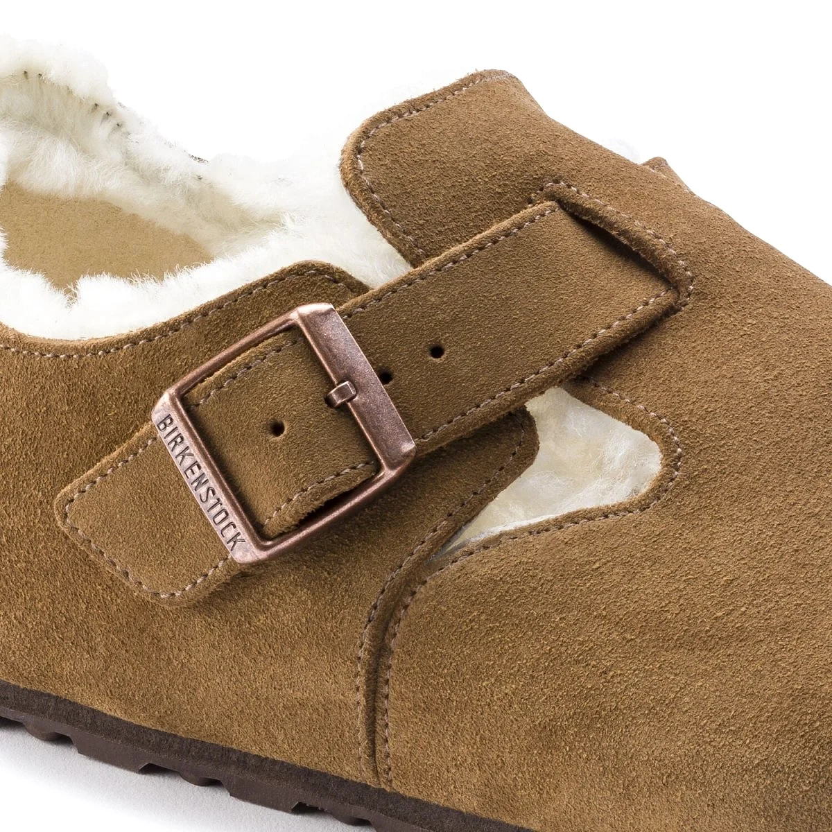 Birkenstock Women's London Shearling Shearling Tea