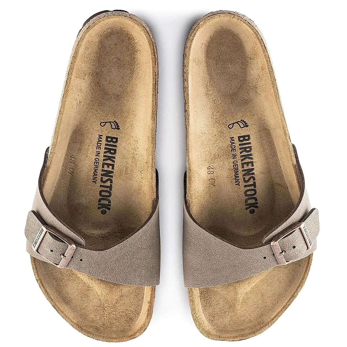 Birkenstock Womens Madrid BS Birko-Flor Slip On Footbed Sandals