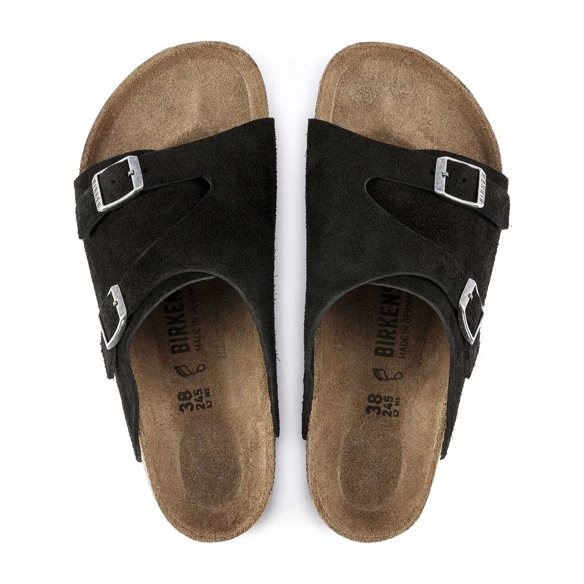 Birkenstock Women's Zurich Black Suede