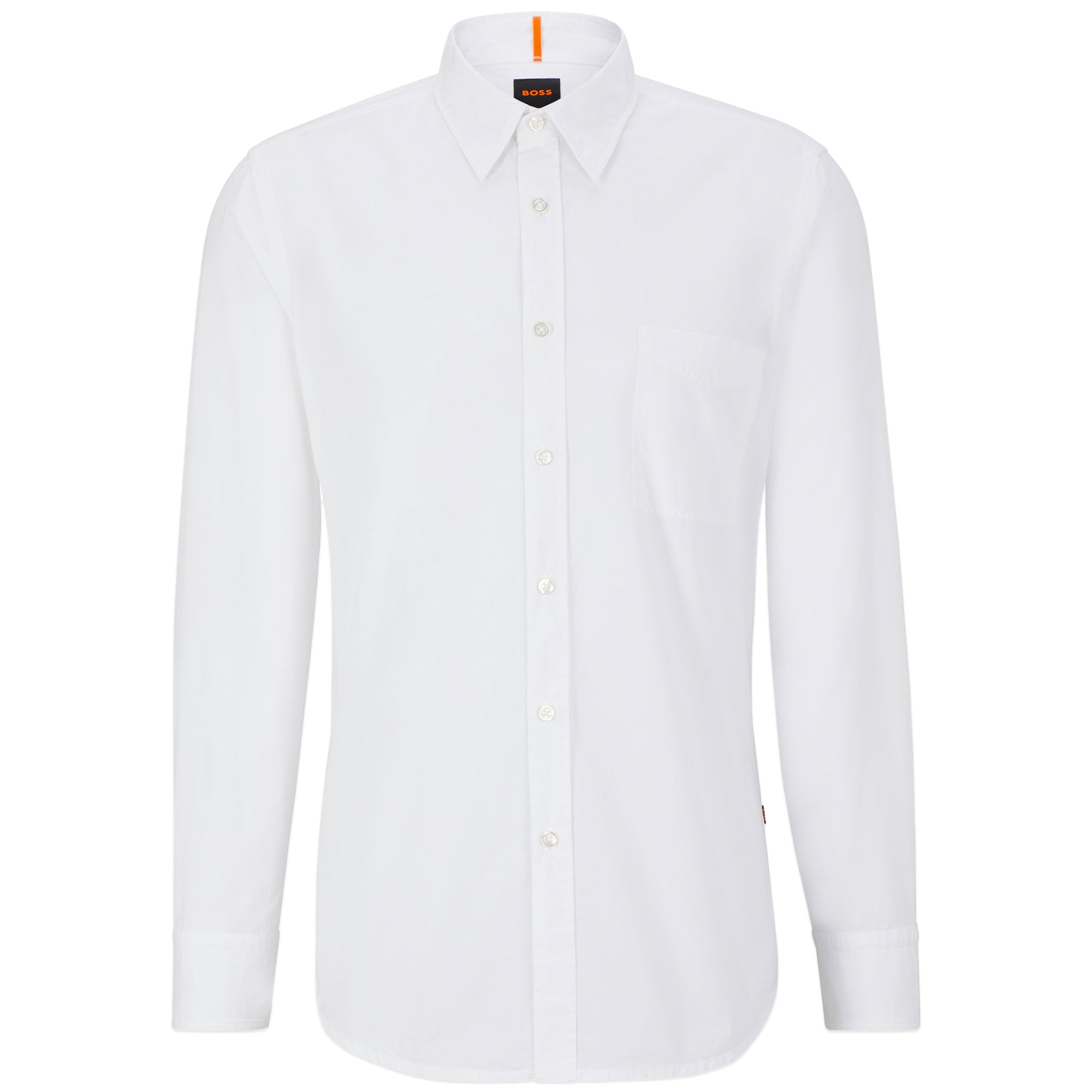 Boss Relegant 6 Poplin LS Shirt - White