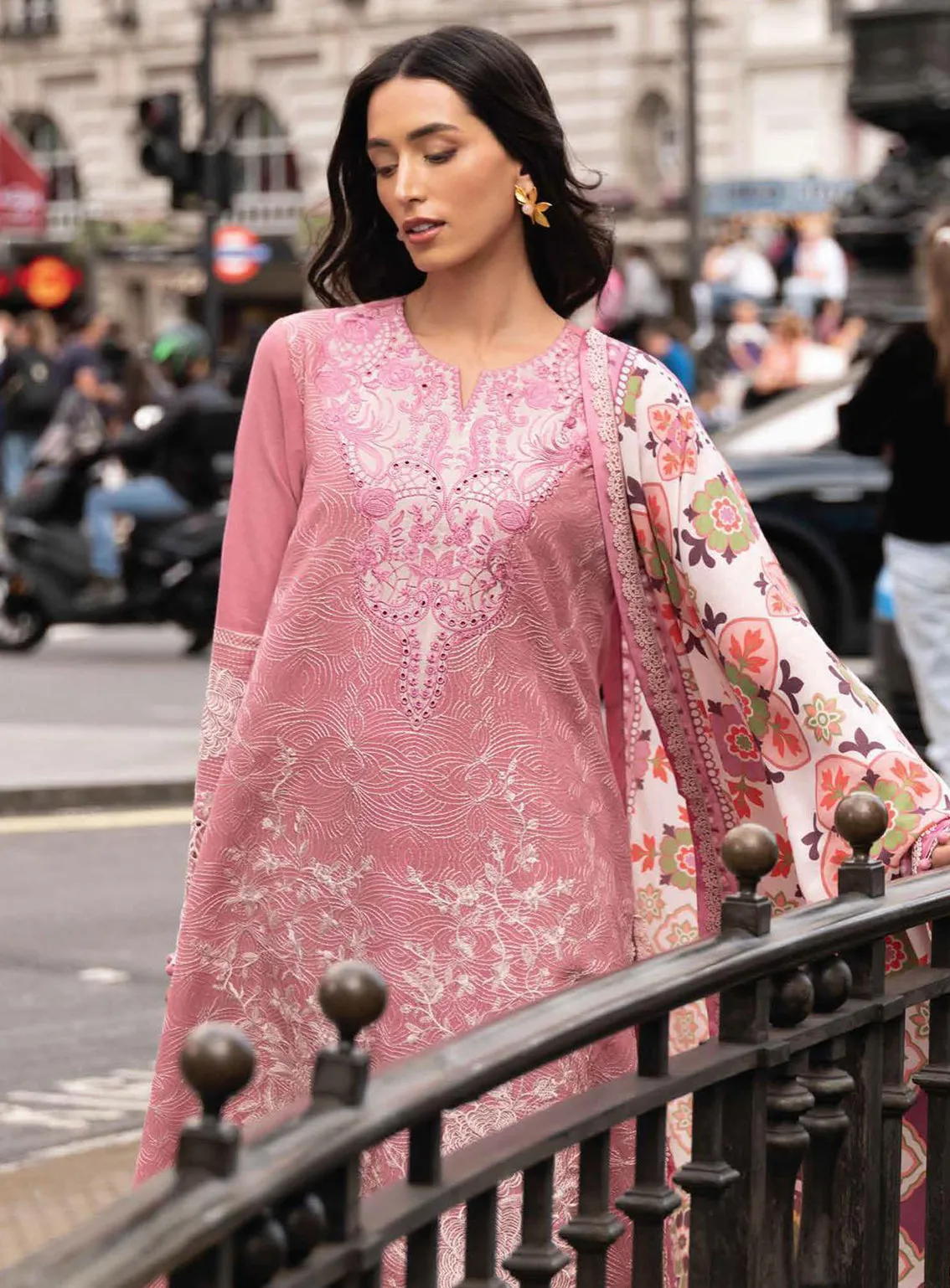 Broadway Showtime By Mushq Embroidered Karandi Unstitched 3 Piece Suit - 6 WHIMSY WESTMINSTER