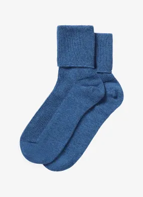 BRORA CASHMERE BLEND SOCKS IN DUSK