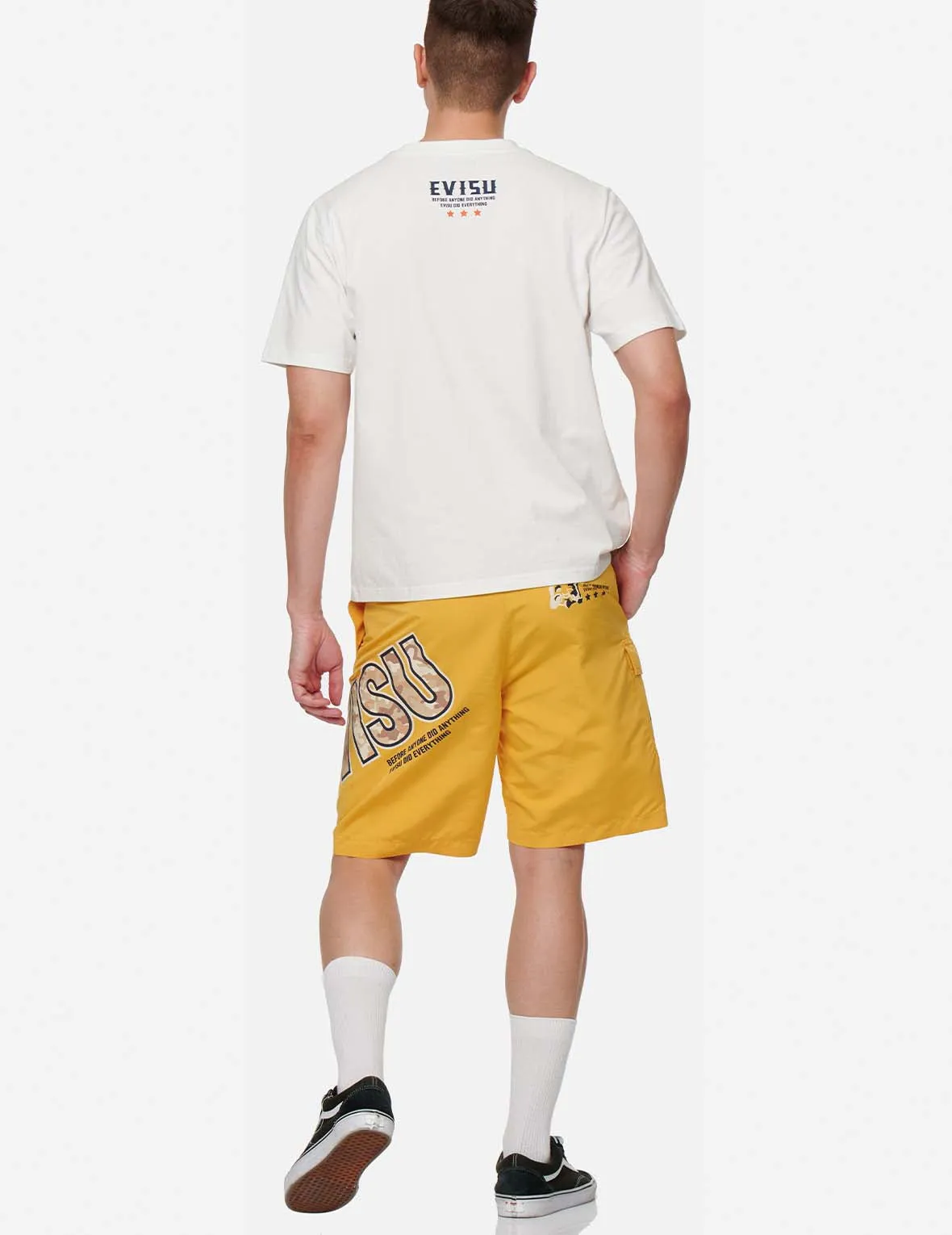 Camouflage Logo Print Board Shorts