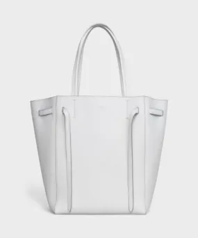 Celine Small Cabas Phantom In Soft Grained Calfskin Light Grey