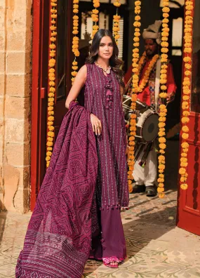 Chunri By Gul Ahmed Printed Lawn Unstitched 3 Piece Suit - GA24CL CL-42035 B