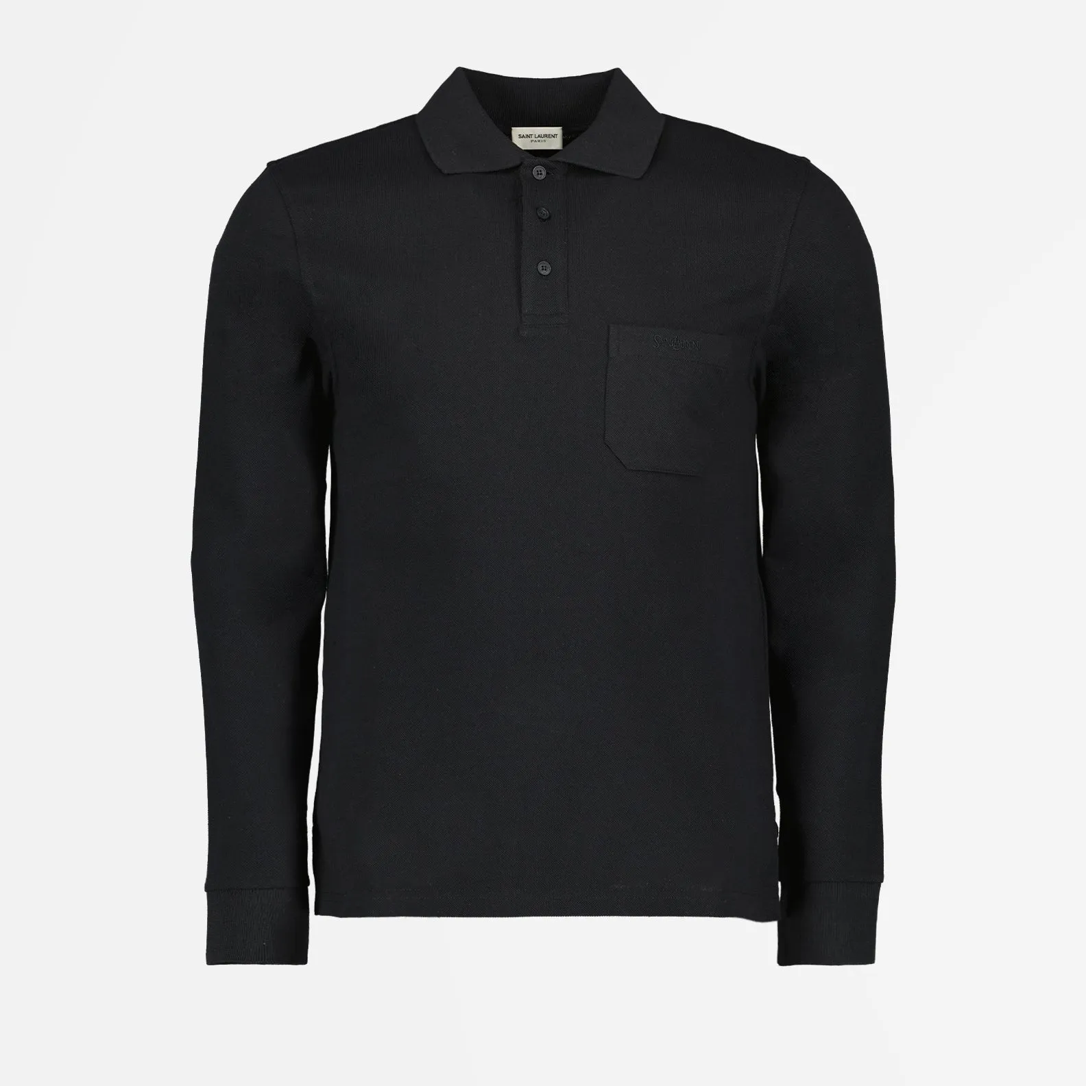 Classic Black Polo Shirt with Pocket