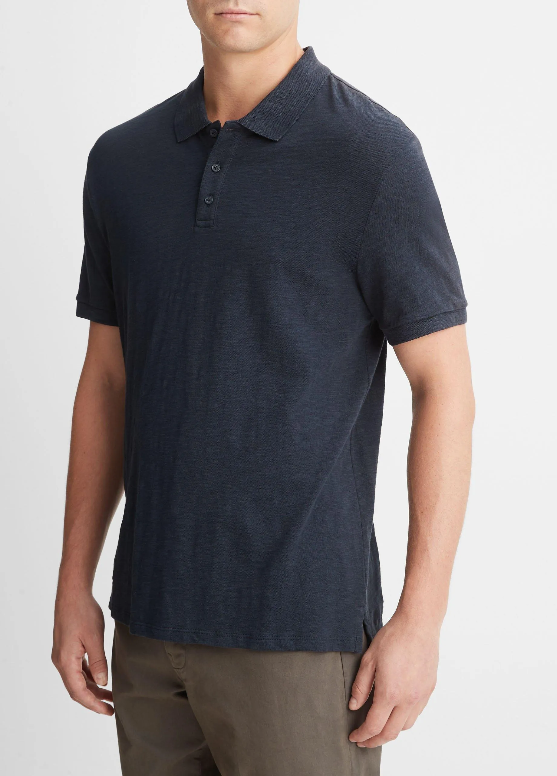 Classic Slub Polo Shirt