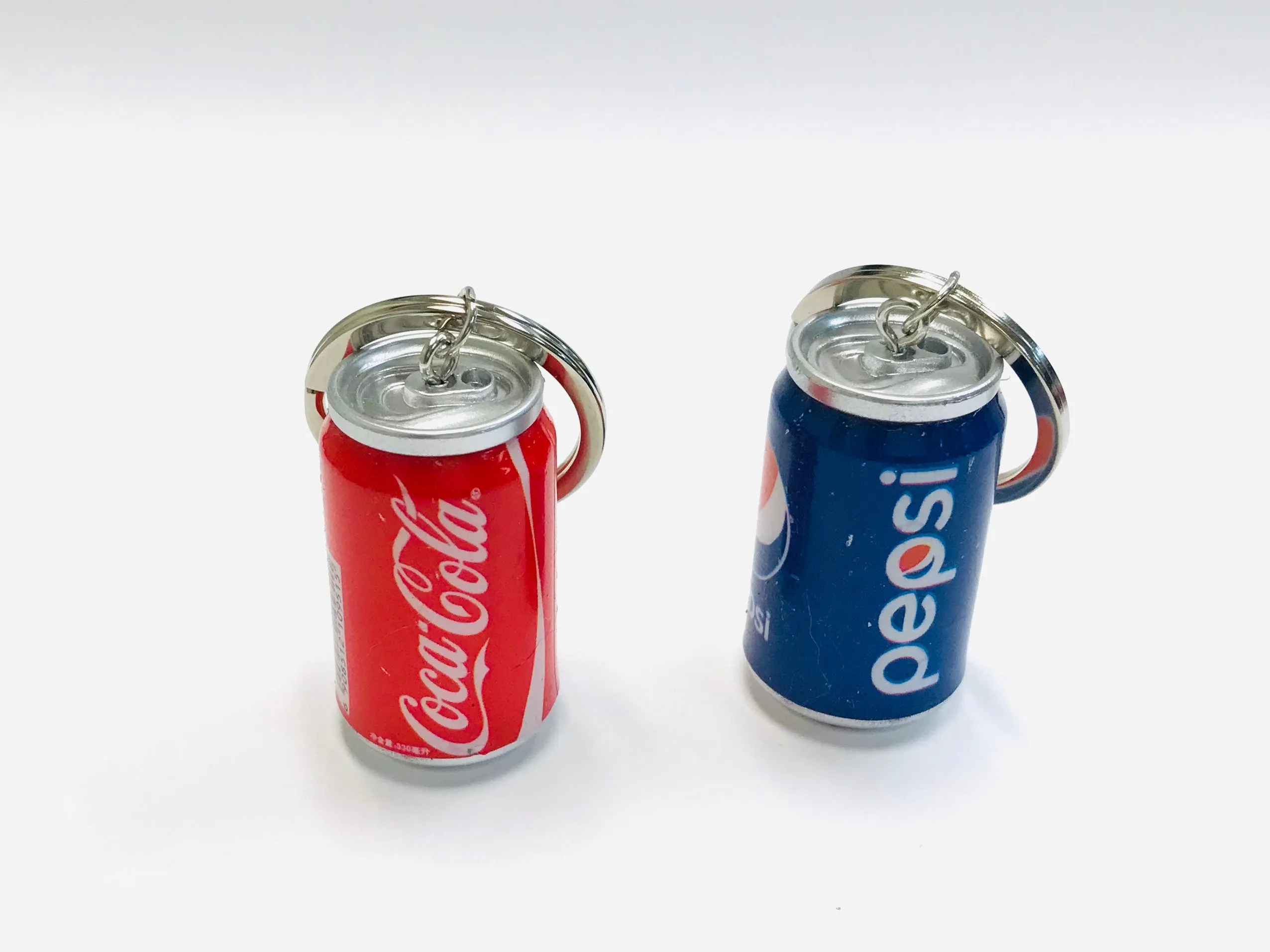 Coke Pepsi Key Chain