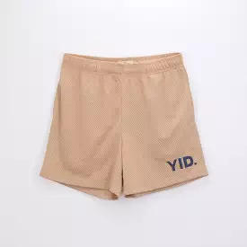 CORE MESH SHORTS CREAM/NAVY