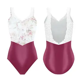 Danse de Paris Demi Moulin Leotard - Blush Rose