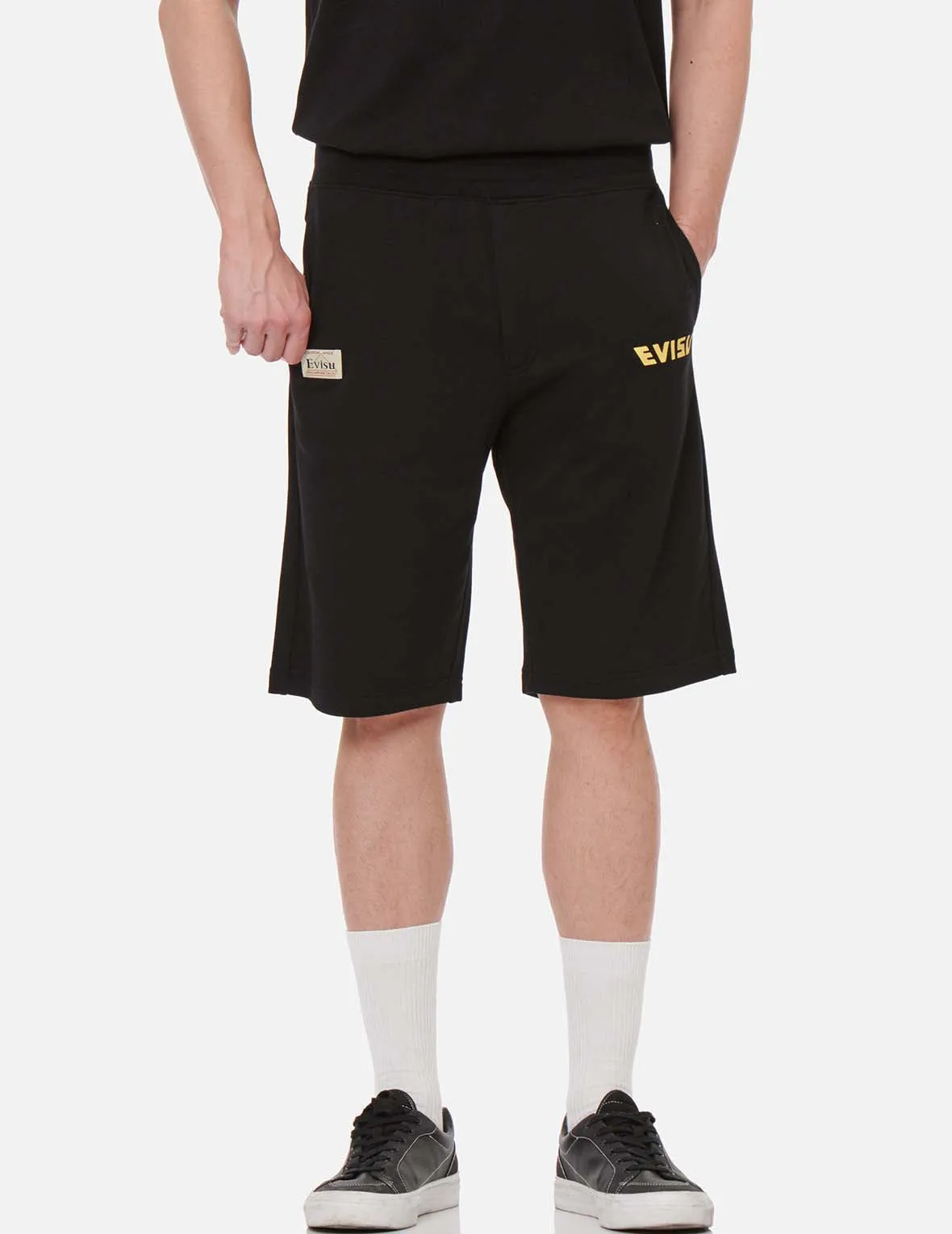 Double Daruma Daicock Print Sweat Shorts