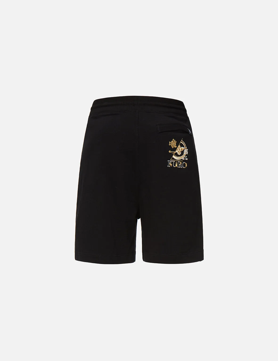 Double Logo Embroidered Badge Shorts