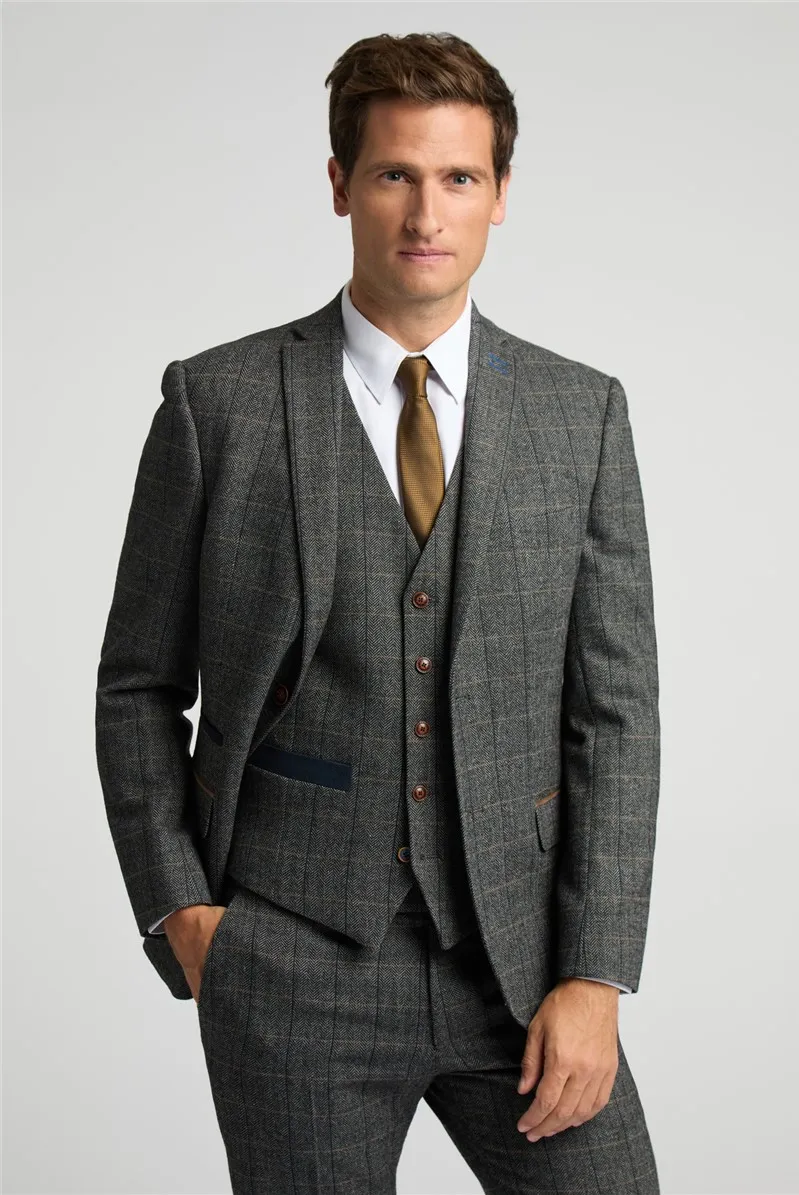 Emerson Herringbone Suit