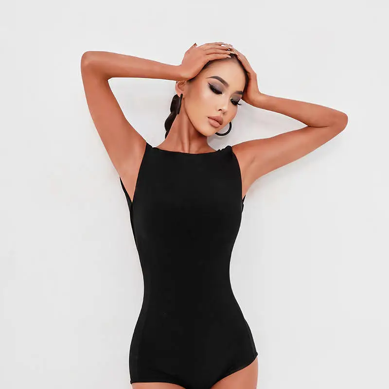 Essential Dance Leotards | Wine Red/White/Black | 2216