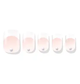 Finger Suit White Amour Nails Hand Artificial Fake Nails Pretty Home Art Tips Beauty Square Shape Press On Party Cubic