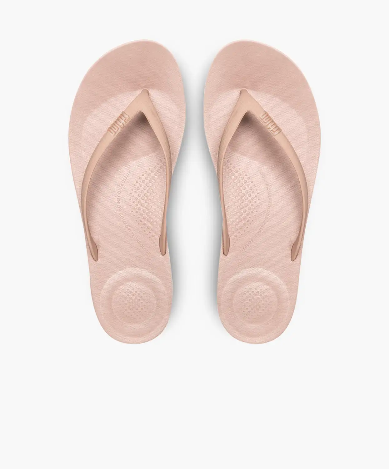 FitFlop iQushion Ergonomic Thongs Cream