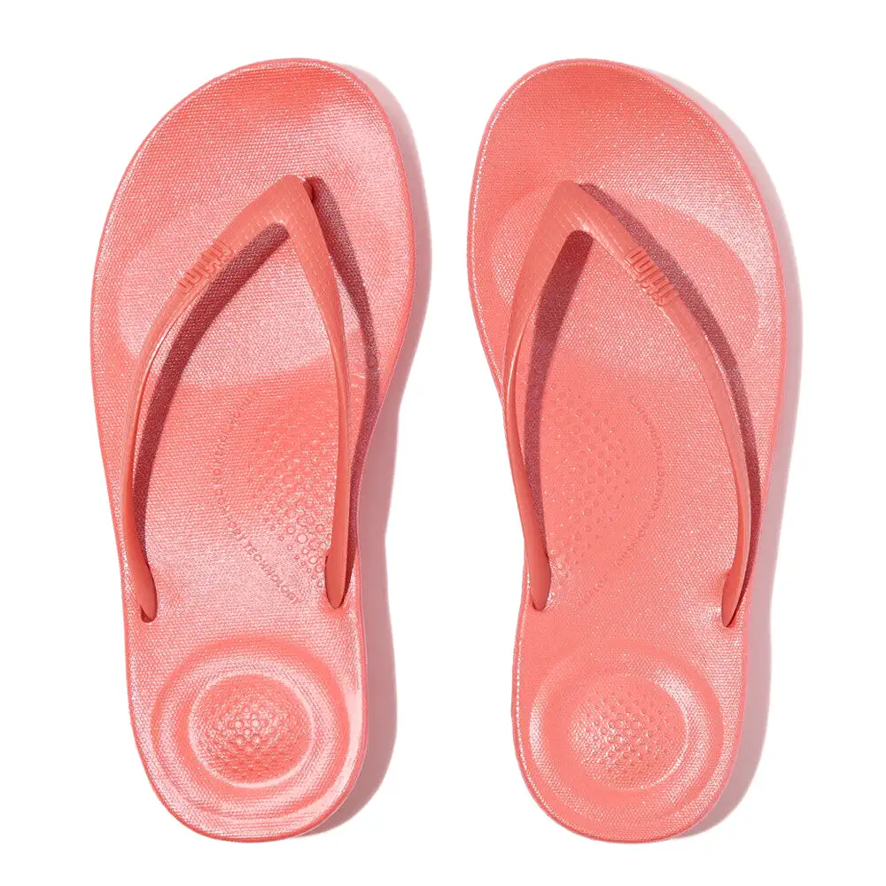 FitFlop iQushion Pearlized Ergonomic Thongs