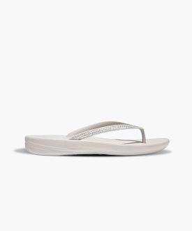 Fitflop iQushion Sparkle Tiptoe Grey