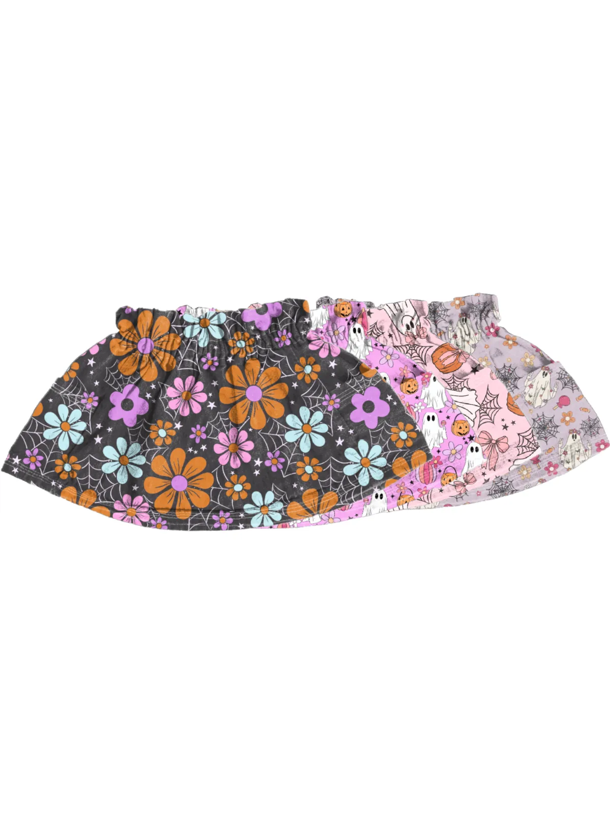 Girls Halloween Skirts - Retro Halloween