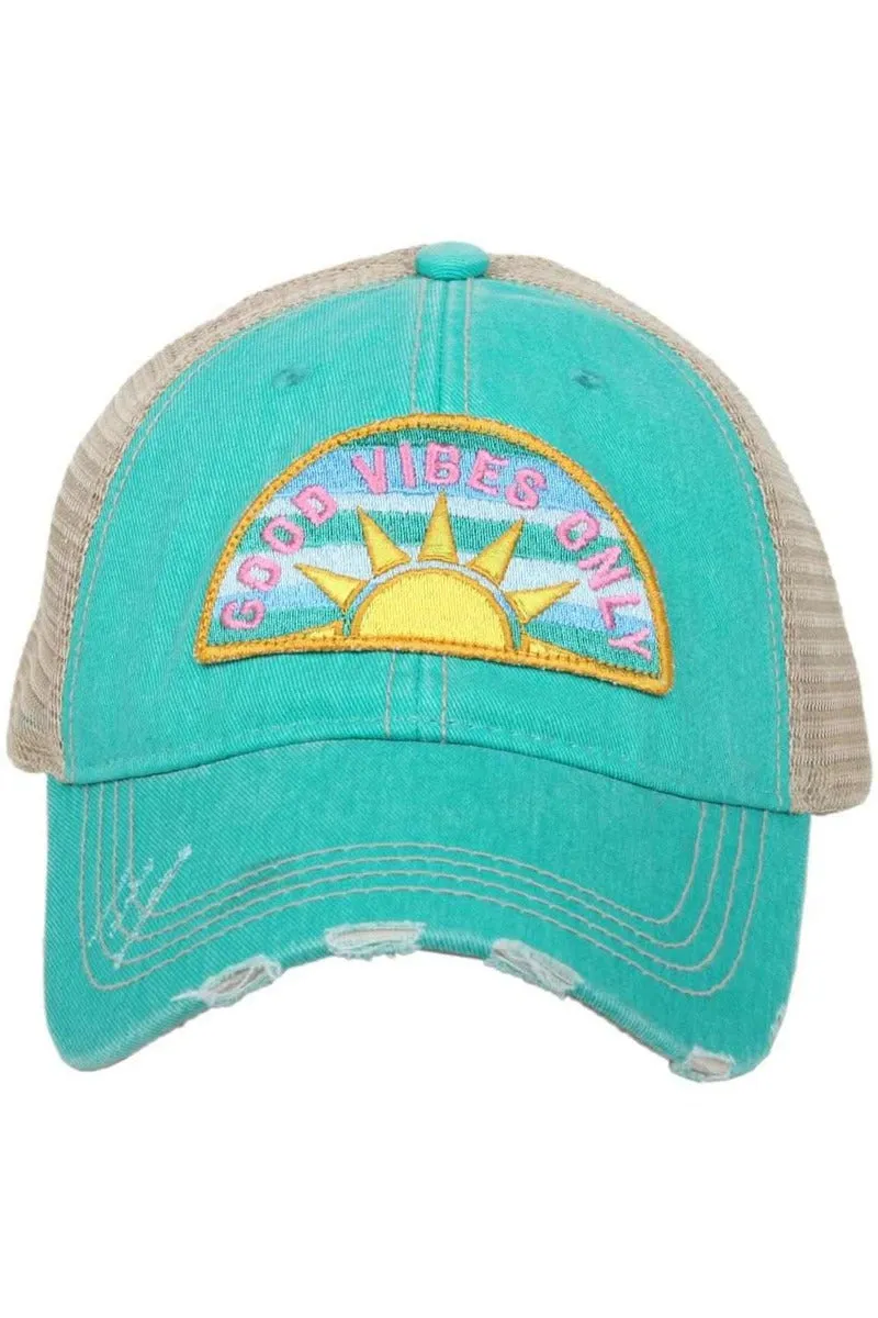 Good Vibes Only Women's Trucker Hats