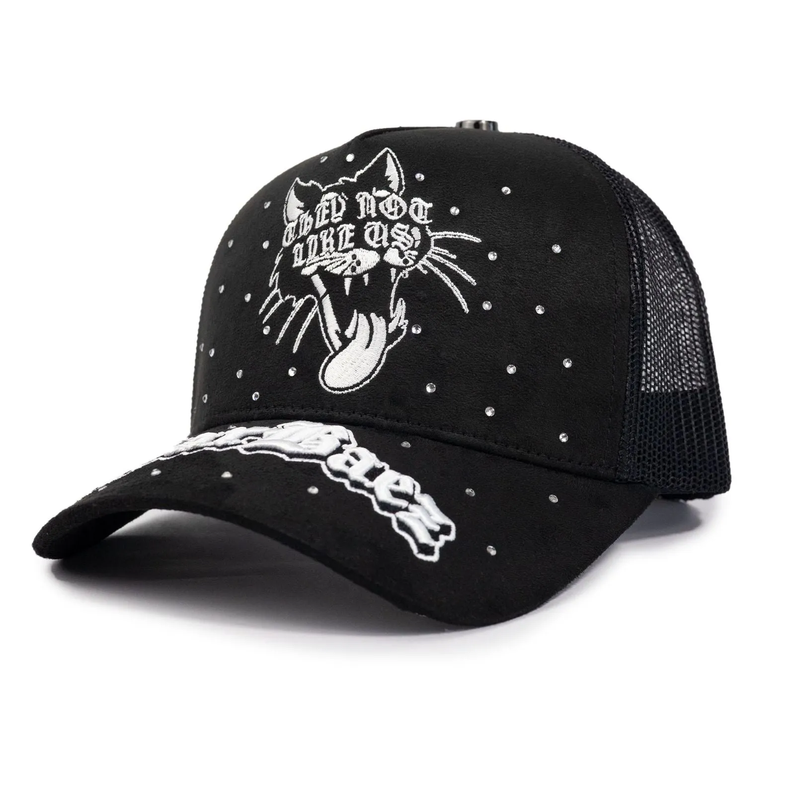 GORRA BAEZ x EL BARBAS HATS CRAZY BLACK CAT