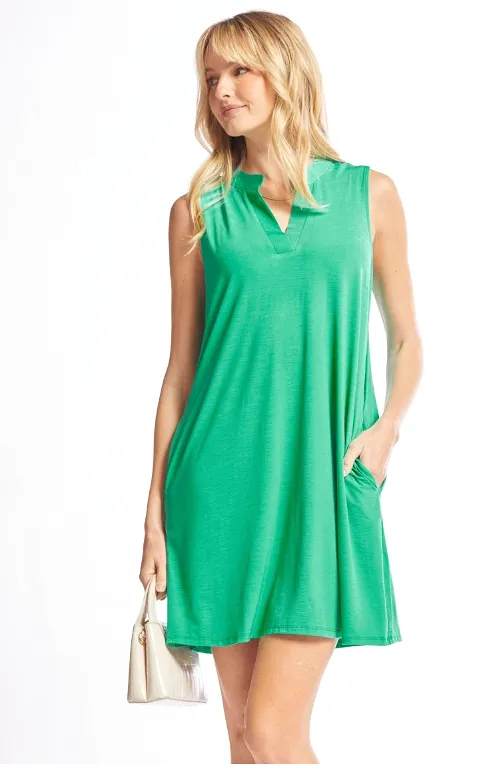 Greatest of Times Tank Dress - Emerald