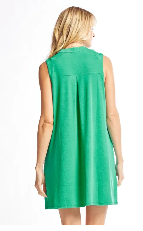 Greatest of Times Tank Dress - Emerald