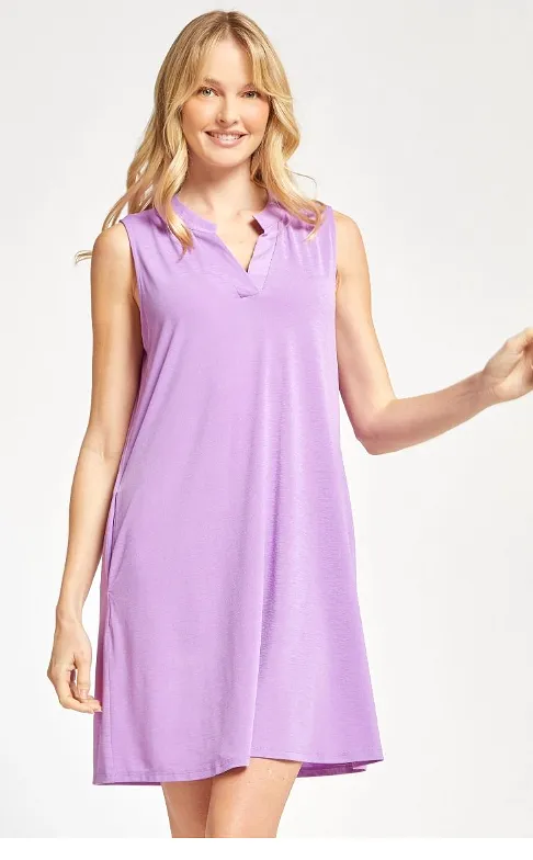 Greatest of Times Tank Dress - Lavender