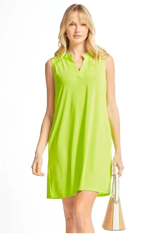 Greatest of Times Tank Dress - Neon Green