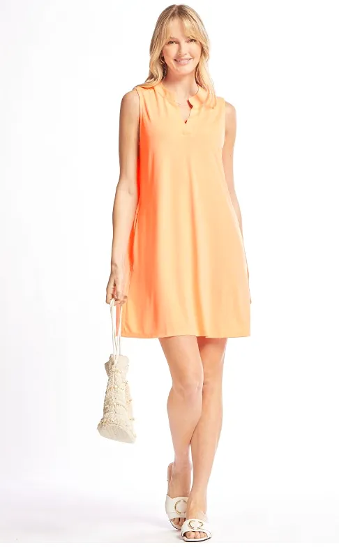 Greatest of Times Tank Dress - Neon Orange