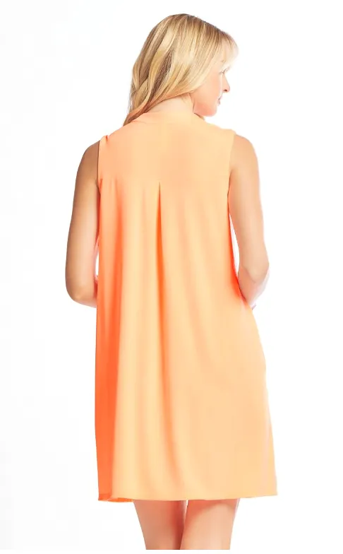 Greatest of Times Tank Dress - Neon Orange