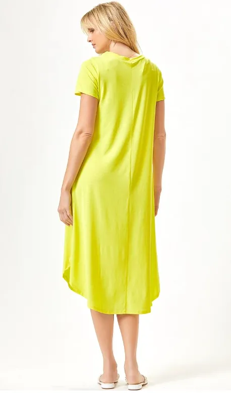 Hold Onto Hope Dress - Neon Yellow