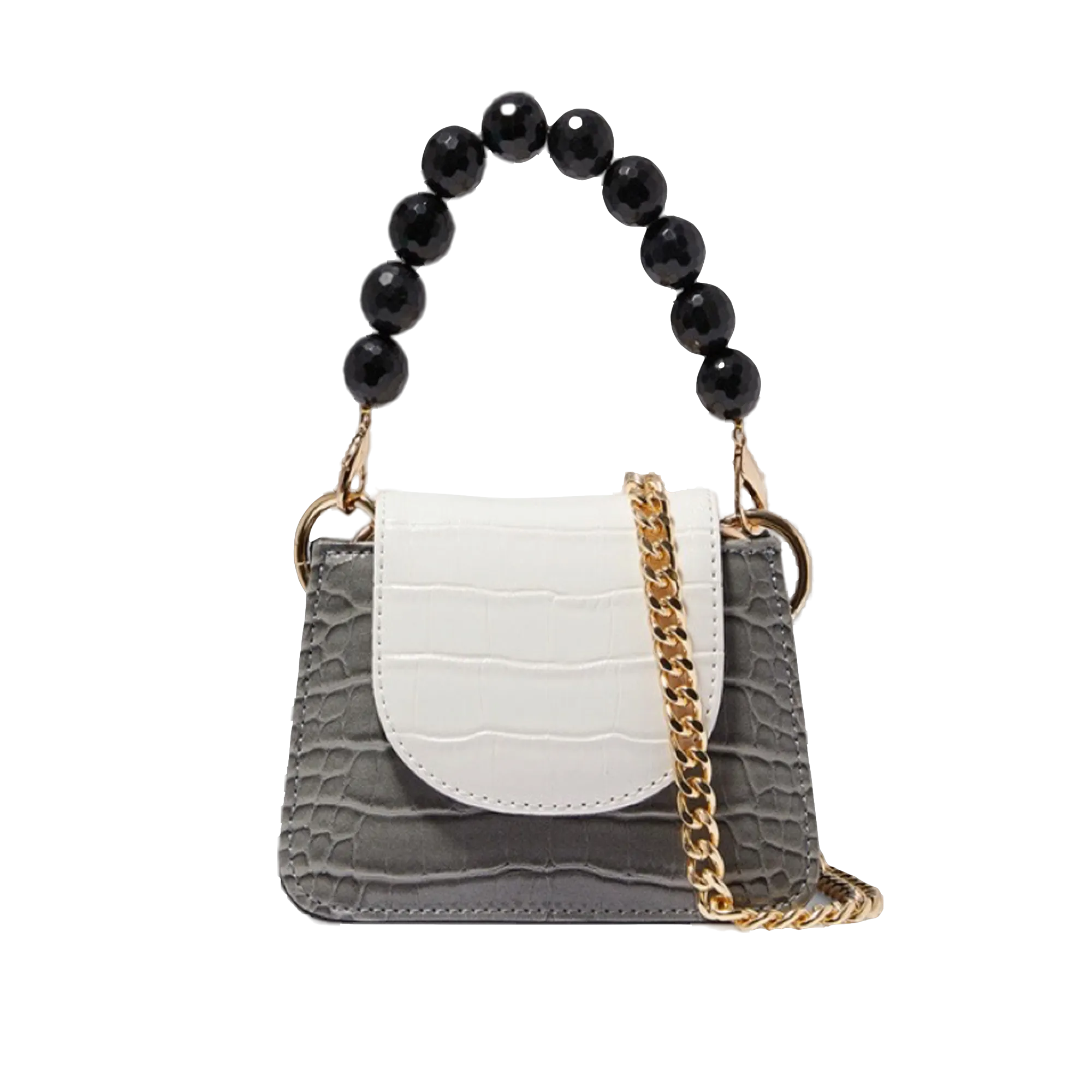 Horra - Grey x White x Black - Mini bag