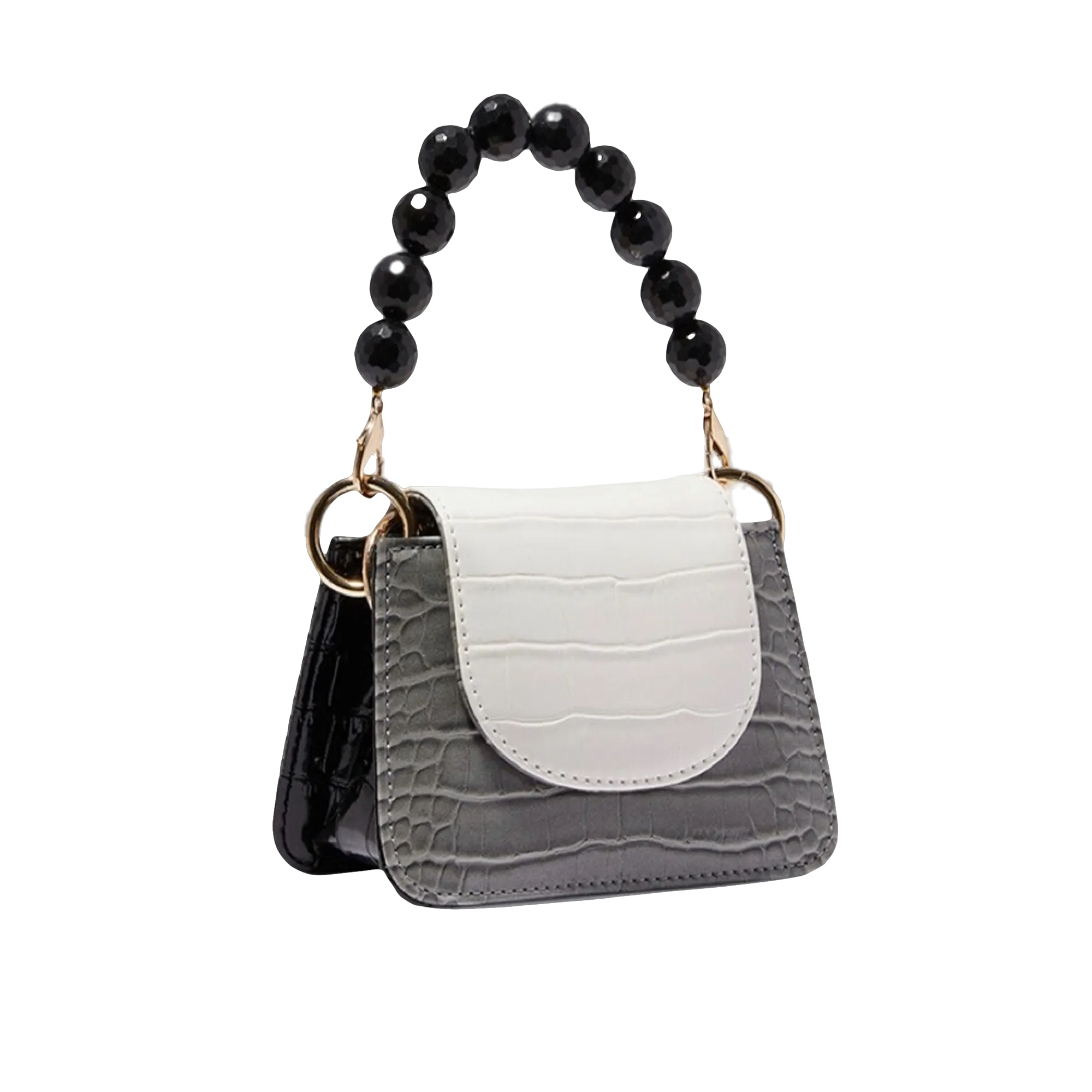 Horra - Grey x White x Black - Mini bag