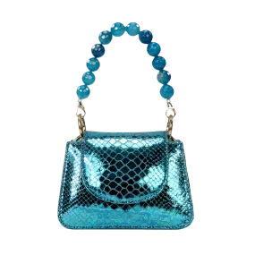 Horra - Metallic Turquoise - Mini Bag