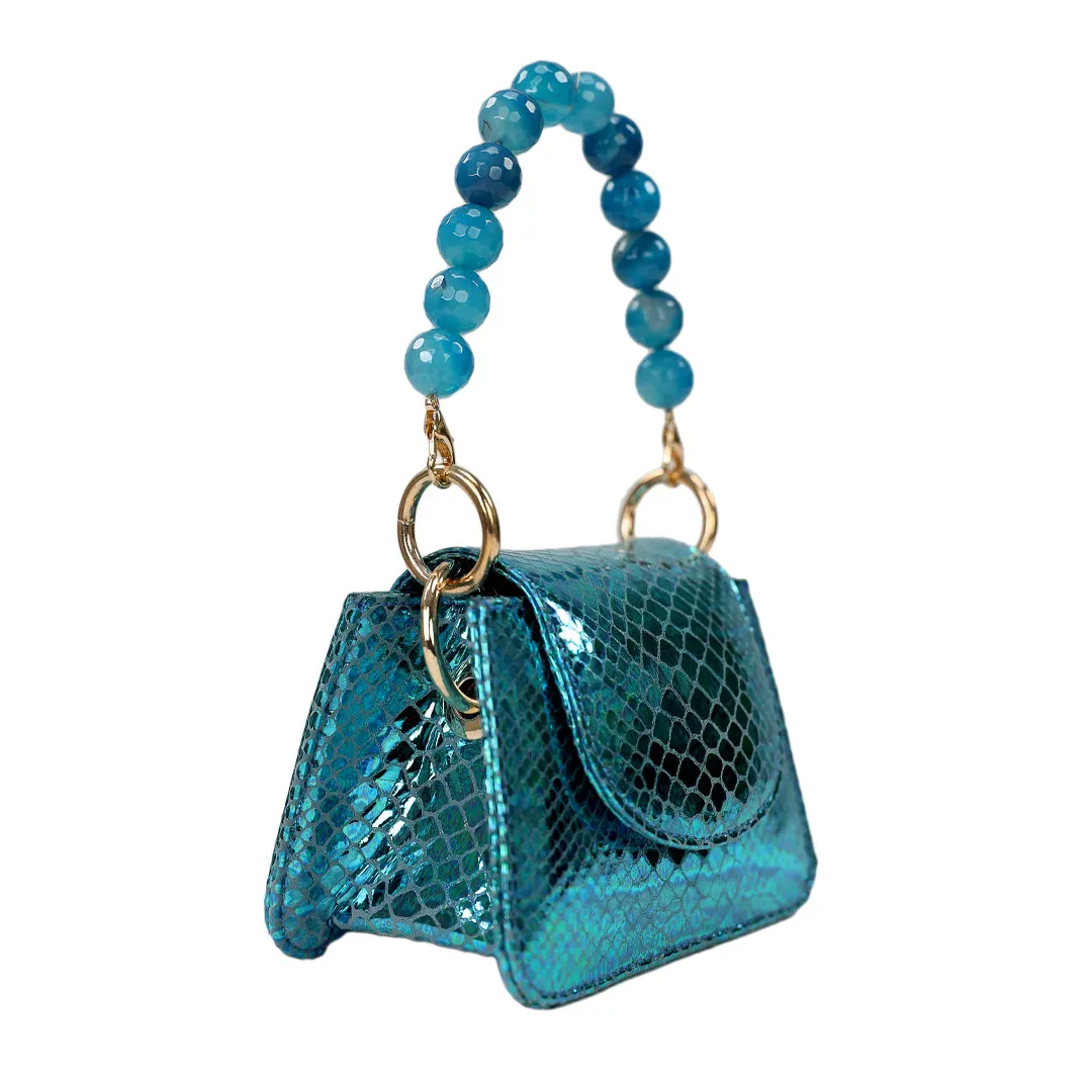 Horra - Metallic Turquoise - Mini Bag