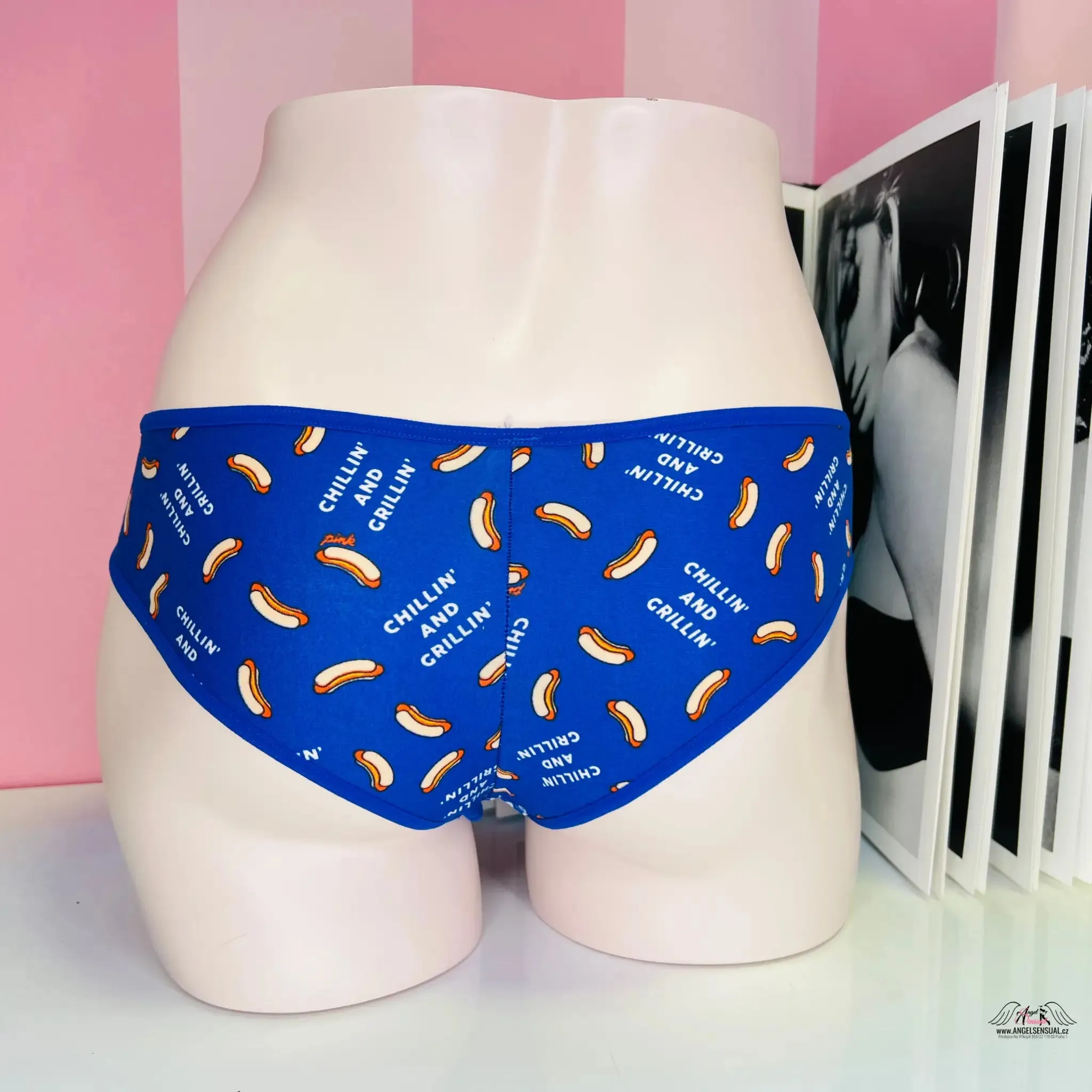 Hotdogs Strappy Logo Cheekster Panty