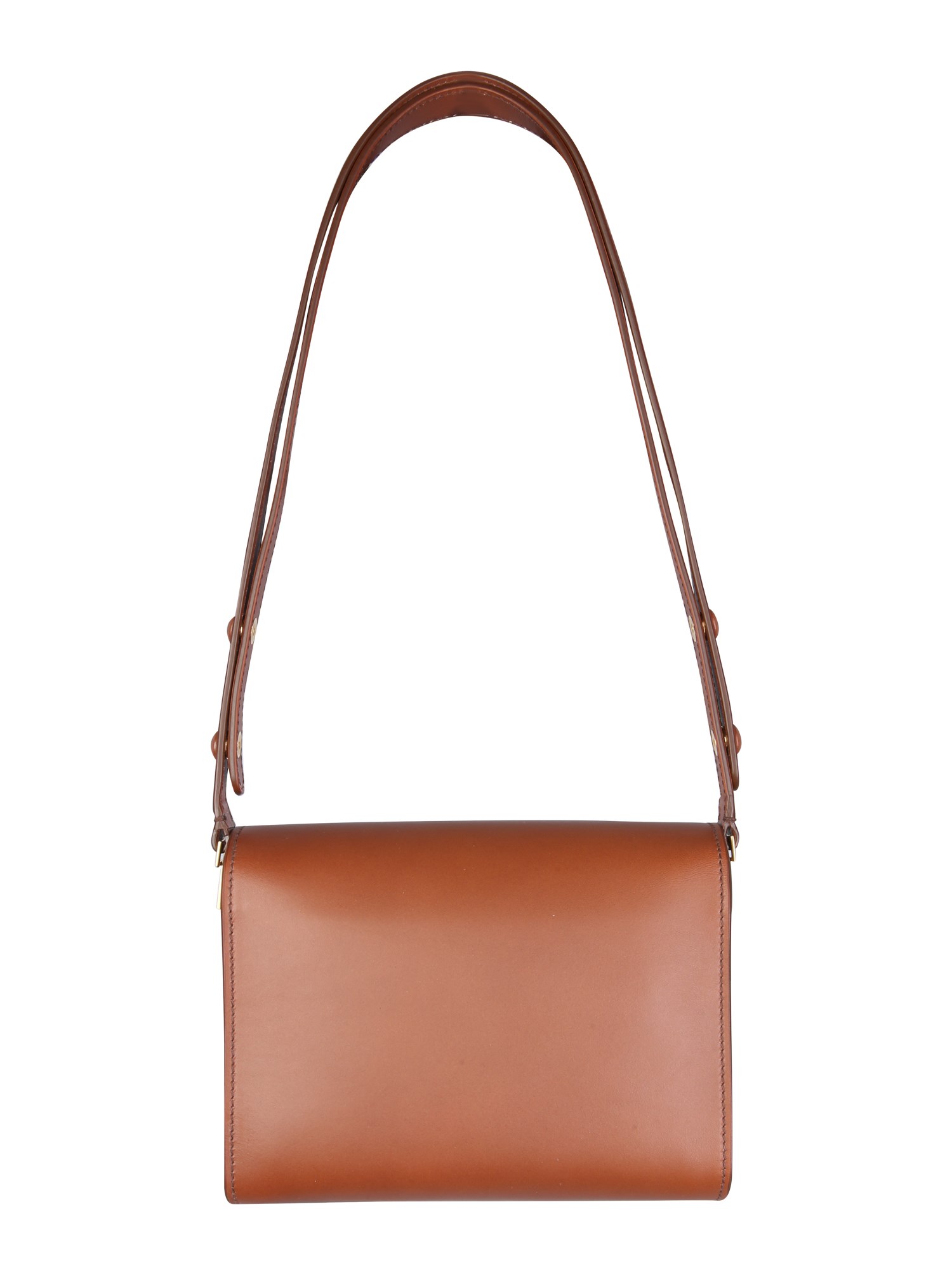 IL BISONTE    MINI BELLEDONNE LEATHER SHOULDER BAG