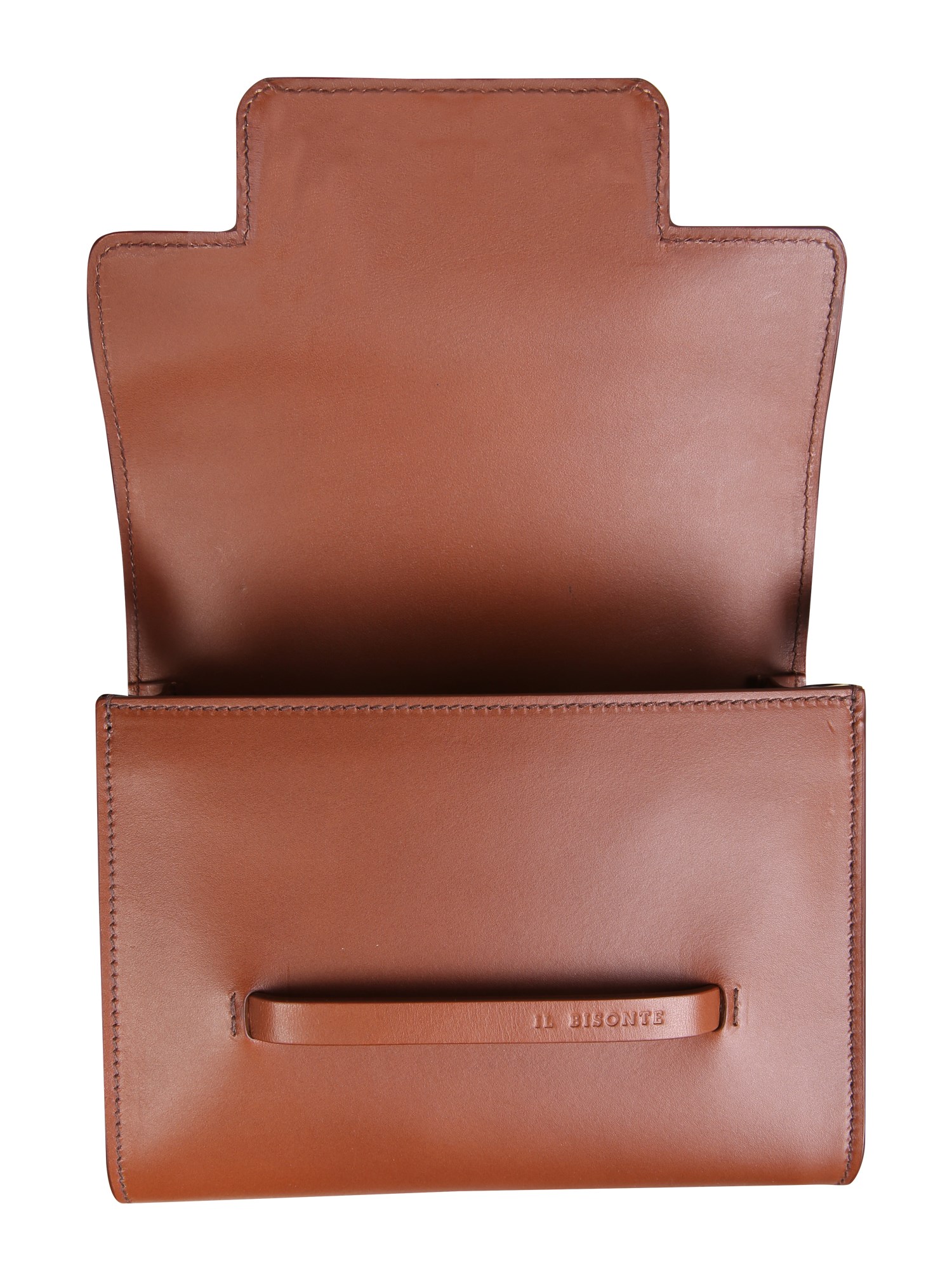 IL BISONTE    MINI BELLEDONNE LEATHER SHOULDER BAG