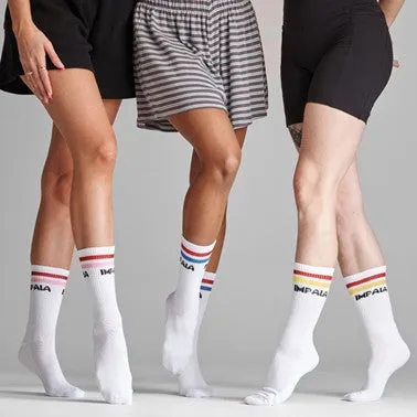 Impala Stripe 3 Pack Socks