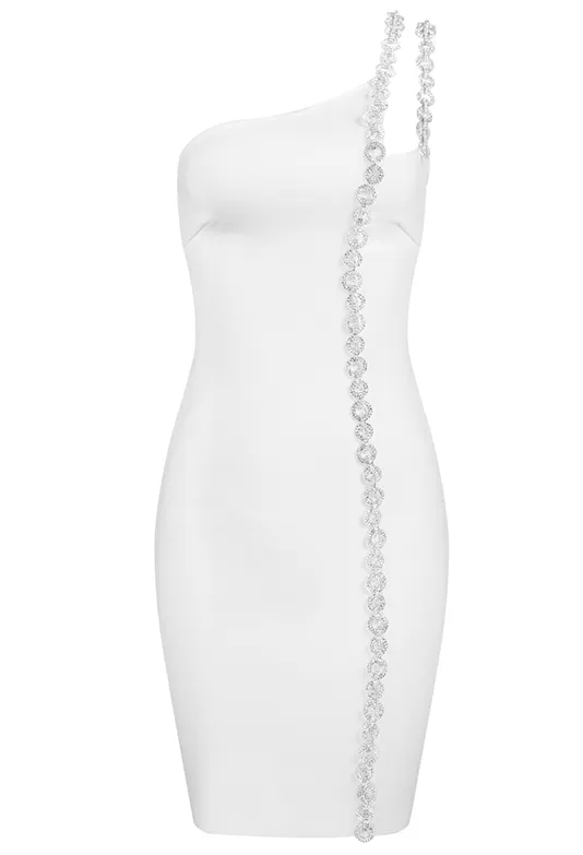 Isha White Mini Dress